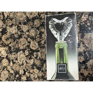 Mikasa Venus Heart Crystal Bottle Stopper - Elegant Wine Accessory